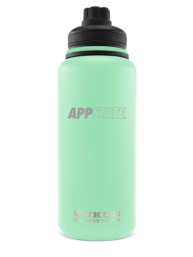 32 oz Water Bottle - App State - Mint
