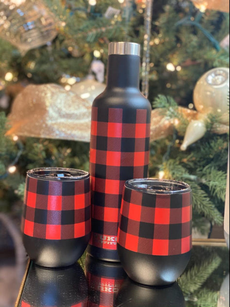 Buffalo Plaid Checkered Tumbler Bag for 40oz Tumbler