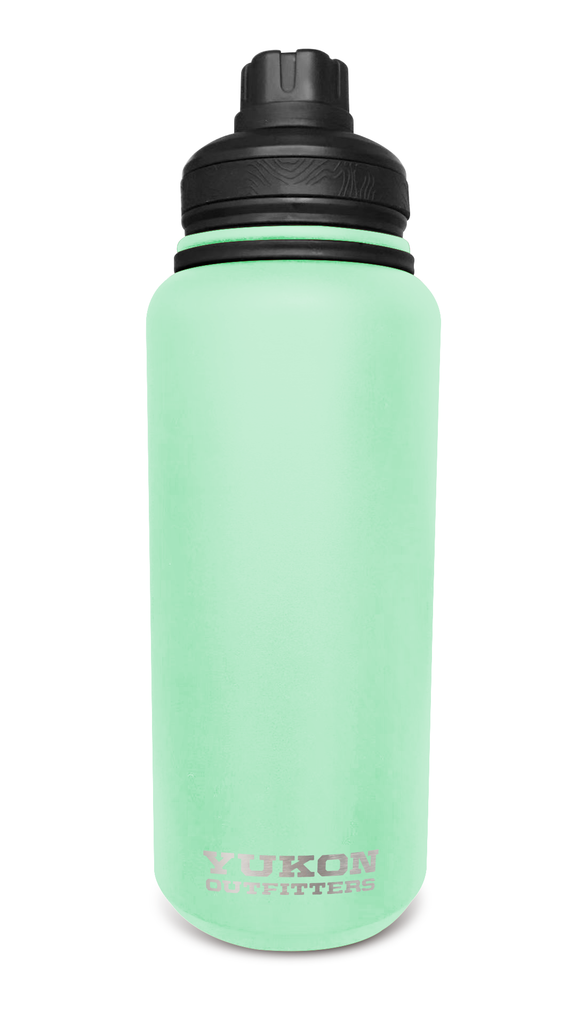 32 oz Translucent Guzzler Water Bottle with Straw, DW-18026T - Marco Promos