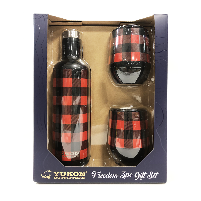 3pc Gift Set - Buffalo Plaid