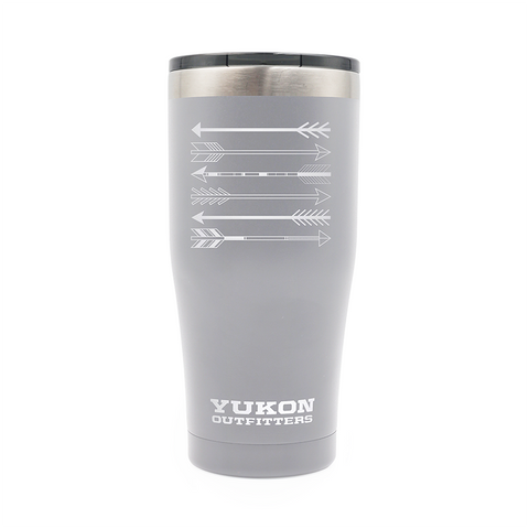 YUKON OUTFITTERS Freedom 20oz Bright White Steel Tumbler
