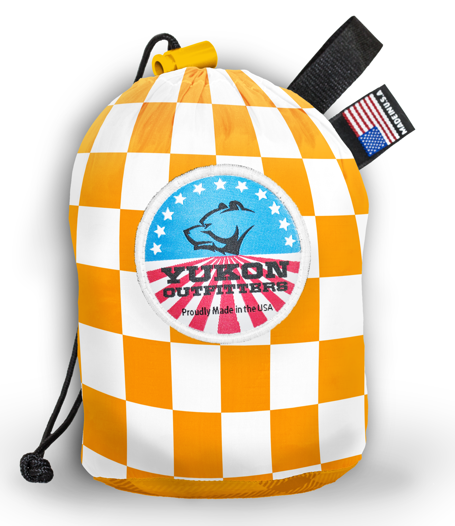 Vista Hammock (Orange and White Checkerboard)